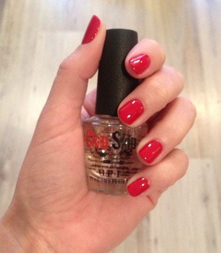 OPI Nail Lacquer, The Thrill of Brazil, Red Nail Polish, 0.5 fl oz