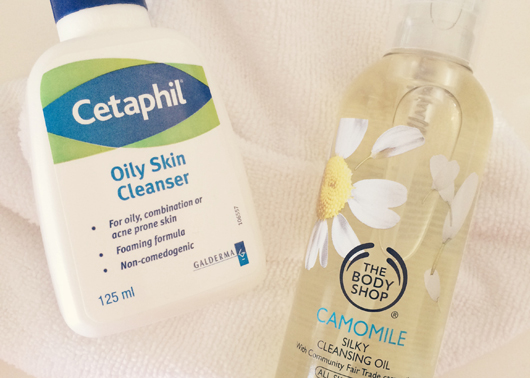 Cetaphil Gentle Cleansing Lotion and The Body Shop Camomile Silky Cleansing Oil | All Dolled Up