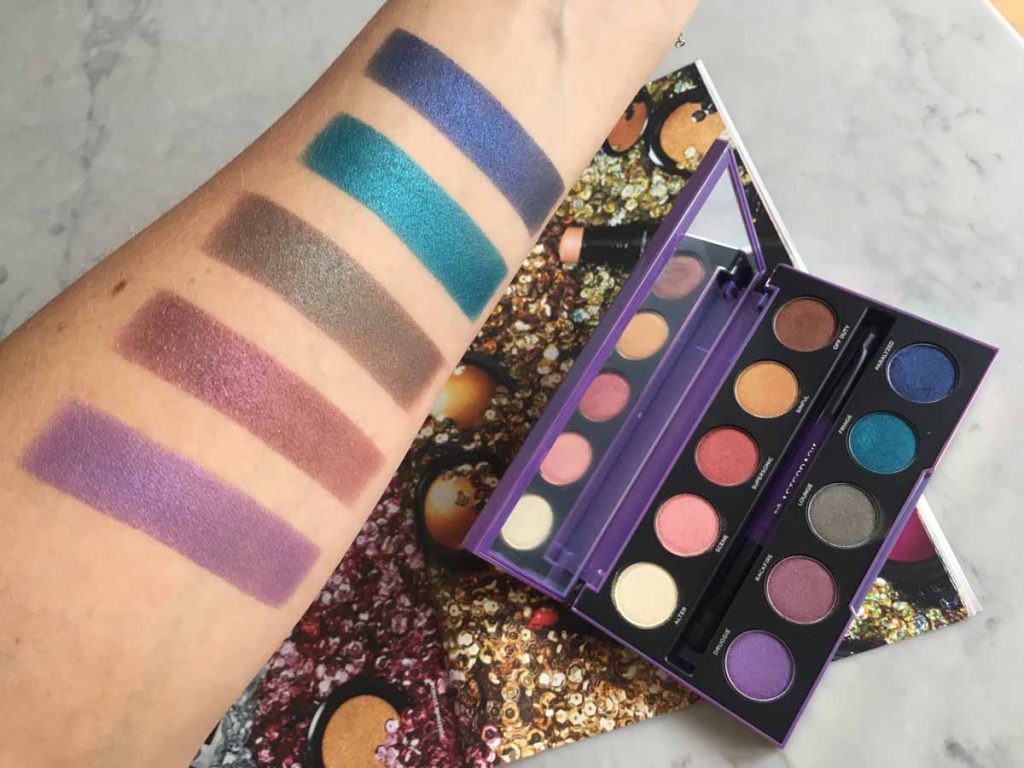 Urban Decay Afterdark Eyeshadow Palette Swatches