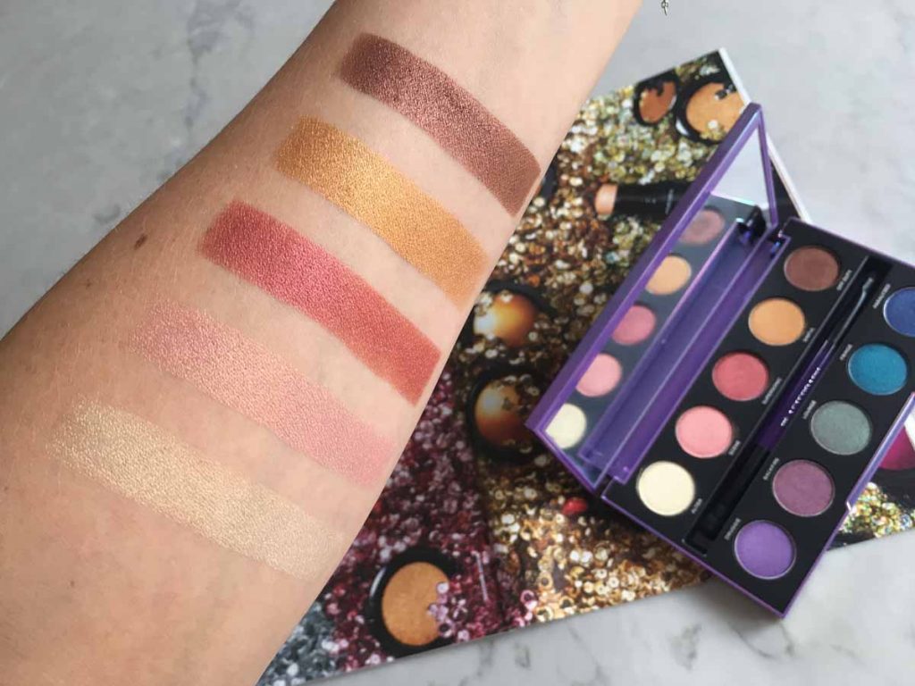 Urban Decay Afterdark Eyeshadow Palette Swatches