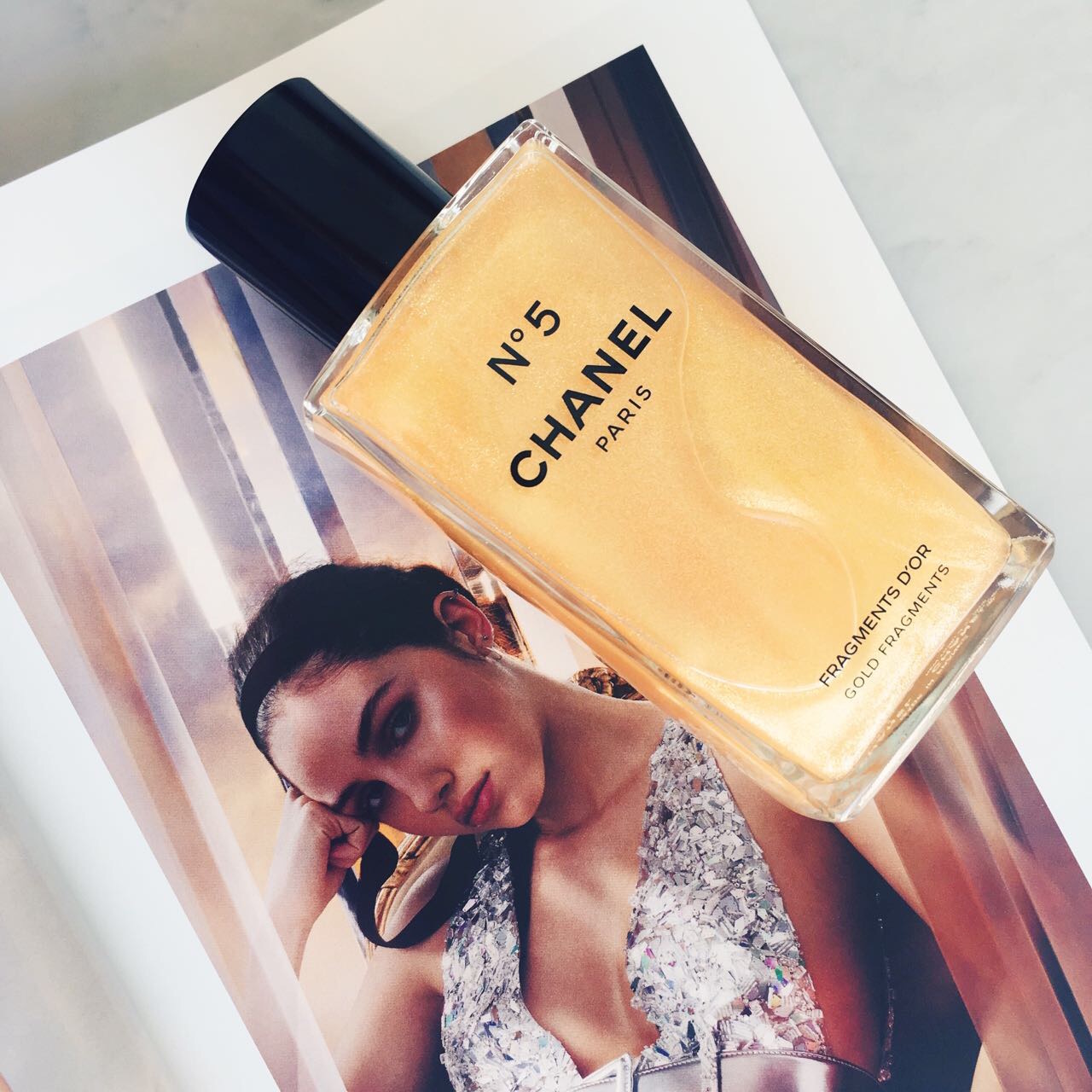 chanel no 5 gold fragments