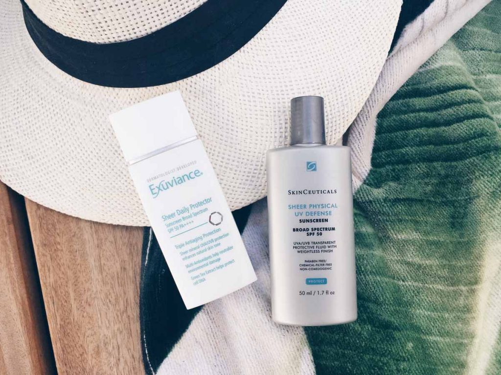 Physical mineral facial sunscreens you can wear under makeup